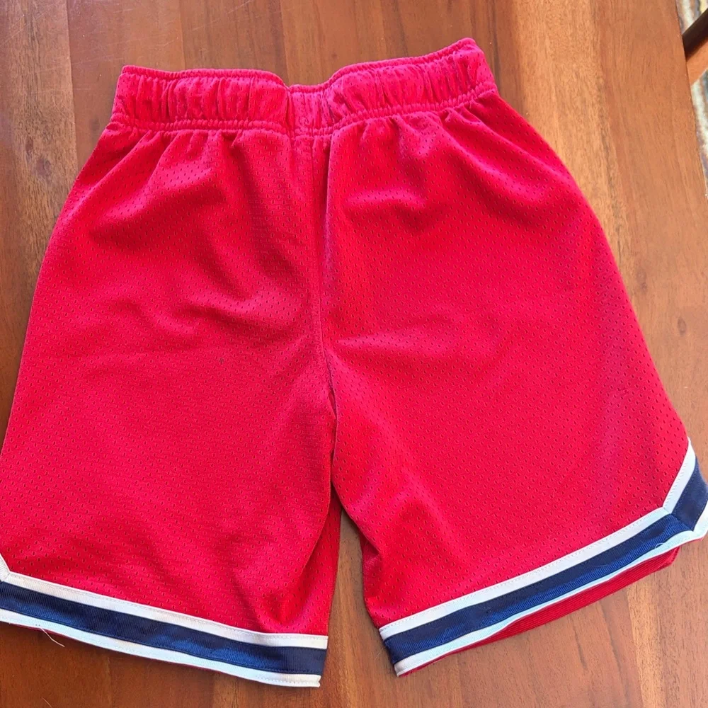 OshKosh B'gosh Red Boys' Athletic Shorts with Navy & White Trim
